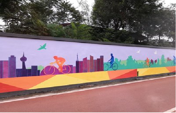  威信墙体彩绘-围墙