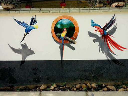  威信视觉错位-3D墙绘设计