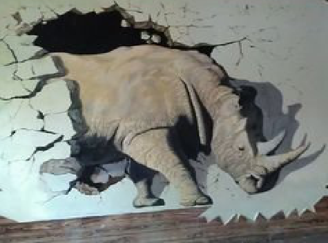  威信在墙绘中，如何绘制3D效果？