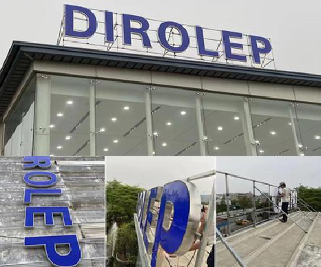  威信楼顶发光字安装的注意事项。